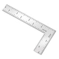 4 * 6 inch L Shaped Ruler Mini Measuring Tool, Ruler with Stainless Steel High Precision Edge for Woodworking, Tiling, and Engineering Drawing (2 * 4 inch) - size: 2*4 inch