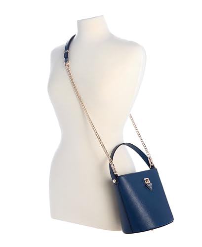 GUESS Women's Patsie Top Handle Bucket - color: Navy
