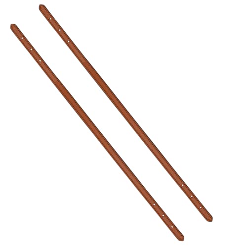 ALLZEDREAM Microfiber Leather Purse Strap Replacement Tote Bag Handbag Shoulder Handles 2 Pcs, Brown, 1.5cm - color: Brown, size: 1.5cm