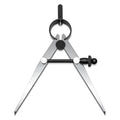 Aienxn Adjustable Edge Creaser Wing Divider, DIY Leather Divider, Compass Drawing Tool, Rotating Craft Tool Leathercraft Compasses for Woodworking, Metalworking Geometry Drawing (4inch) - color: Black