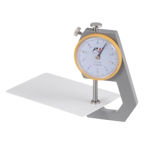 HARFINGTON Dial Thickness Gauge 0-20mm 0.1mm Mechanical Thickness Tester