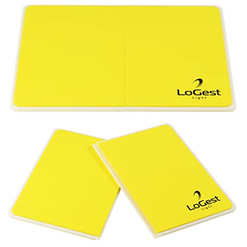 Logest Rebreakable Boards Martial Arts - Taekwondo Karate MMA Boards - Reusable Plastic Training Breaking Boards for Kids & Adults Available in 6 Levels of Difficulty Taekwondo Boards for Breaking - color: Yellow - Light