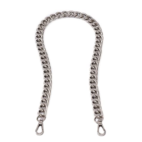 Xiazw Medium Size Fabulous Metal Shoulder Crossbody Purse Strap Replacement Bag Chain Accessories (26‘’, Silver) - color: Silver, size: 26 inches