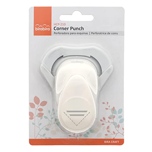BiraBira Straight Corner Punch, 1" for Paper Crafting Scrapbooking Cards - size: 1-inch Straight