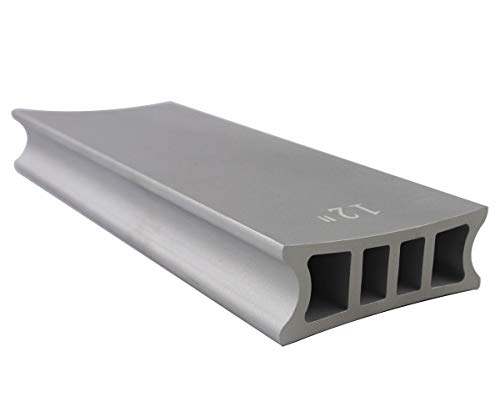 Guyker Two-Way Radius Sanding Block for Fret Leveling Fingerboard - Aluminum Sanding Beam Luthier Tool for Guitar & Bass Repair & Maintenance CNC Machined (1 Piece, Radius 12” + 16”) - size: 1 Piece, Radius 12” + 16”