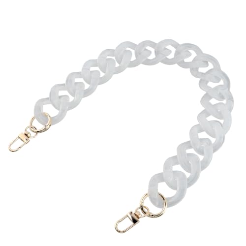 DIY Acrylic Resin Replacement Chain - color: White Ghost Color;46.5cm