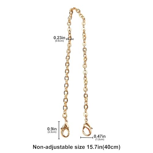 Bag Chain Strap for Handbag Replacement,Gold Purse Chain Accessories Shoulder Straps Crossbody - color: Style-1-40cm
