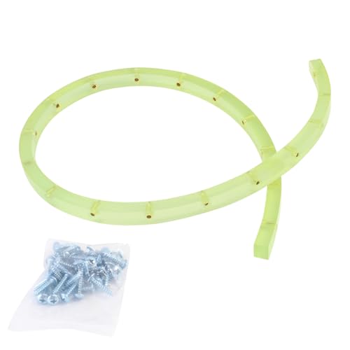 39 inch Flexible Curve Template, Woodworking Profiling Strip, Professional Contour Flexible Curve Tool Ideal for Wood Curve Pattern Making Tools, Router Template (Green) - color: Green-39inch