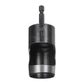 HARFINGTON Leather Hollow Punch 1/4 Hex Shank for Drills, 31mm Dia Rotary Hole Punch for Thick Fabrics Leathercraft Working
