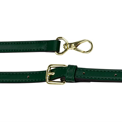 Allzedream Leather Purse Strap Replacement Crossbody Handbag Long Adjustable (Green) - color: Green