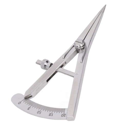 Marking Gauge, Adjustable Marking Gauge Mini Edge Press Pitch Gauge DIY Leather Craft Tool, Precision Spring Dividers Calipers Compass Measuring Tools (Screw Locking Marking Gauge) - size: Screw locking marking gauge