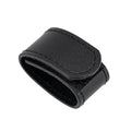 TACNEX Genuine Leather Belt Keeper 1 3/8" - 1 1/2" Wide Men's Belt Loop Stays Dress Belt End Holder Retainer Tool Belt Band - color: Black, size: 1 pcs