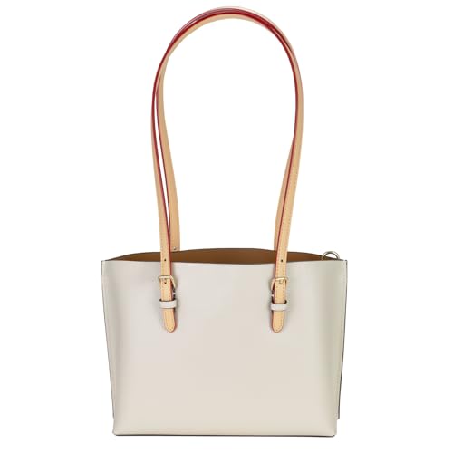 ALLZEDREAM Microfiber Leather Purse Strap Replacement Tote Bag Handbag Shoulder Handles 2 Pcs, Apricot, 1.8cm - color: Apricot, size: 1.8cm