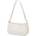 KKXIU Small Black Purse for Women, Cute Mini Shoulder Bag Zipper Closure | 2 Removable Straps, Retro Underarm Bags, Classic Crossbody Bag, Handbag for Women - color: Beige