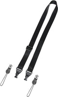 TIMISM Shoulder Strap, 59 inch Adjustable Removable Shoulder Straps, Black | Sturdy Nylon Comfortable Shoulder Strap, Universal Replacement Strap Holder Cross Body for Tablet Case/Camera/Crossbody Bag - size: 1 Strap with Thin Connector