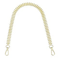 uxcell Metal Chunky Purse Chain Handle, 60cm/23.6" Bag Extender Chains Replacement with Swivel Lobster Clasps for DIY Handmade Handbag Shoulder Bags Hardware Accessories, Champagne Gold - color: Champagne Gold