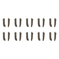 uxcell 10 Sets Double Open Zipper Repair Latch Kits, #3 Insert Pins for Jacket Coat Two-Way Separating Zippers, Bronze Tone - color: Bronze Tone, size: #3