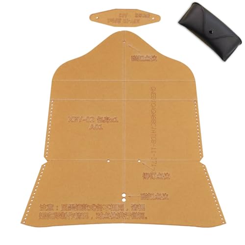 Leathercraft Template, Acrylic Stencil for Glasses Case