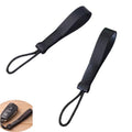 2 Pack Fob Lanyard Car Keychain Cowhide Leather Non-metallic Key Strap String Handmade Pendant Chain Loop Ring for Car Keys Bag Case Cover Holder