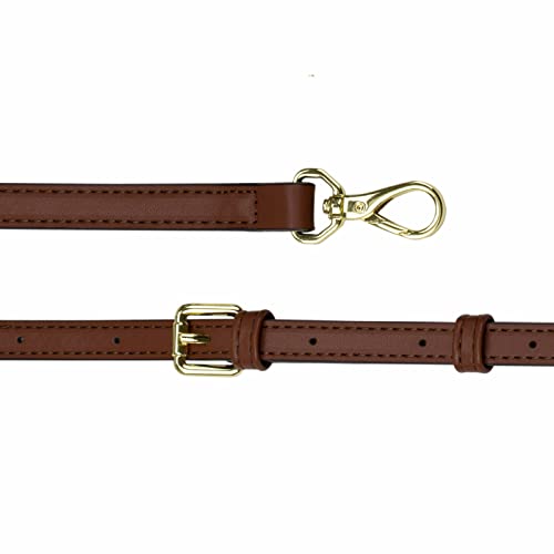 Allzedream Leather Purse Strap Replacement Crossbody Handbag Long Adjustable (Dark Brown) - color: Dark Brown