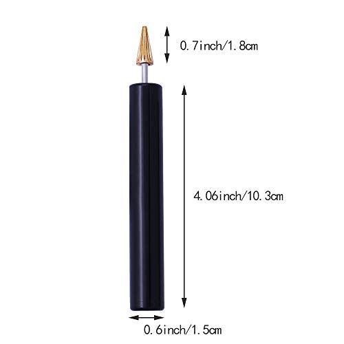 BUTUZE Convenient Leather Edge Dye Pen, Colorful Edge Roller Applicator,Essential Leather Edge Printing Tool for Leather Craft DIY,Leather Working,Leather Making - color: Black