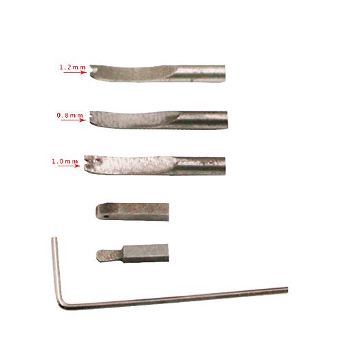 Becho 7 in 1 Adjustable Pro Leather Tools Sets Crease Edge Beveler and Stitching Groover Kits for Leathercraft Sewing and Creasing