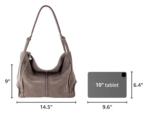 The Sak Los Feliz Hobo Purse - Premium Large Leather Women's Handbag for Everyday & Travel - Durable Purse With Zipper Pocket | Slouchy Relaxed Silhouette, Roomy Interior, Lightweight All-Day Carry, Fits Phone, Wallet & Tablet, Everyday & Travel Ready - c