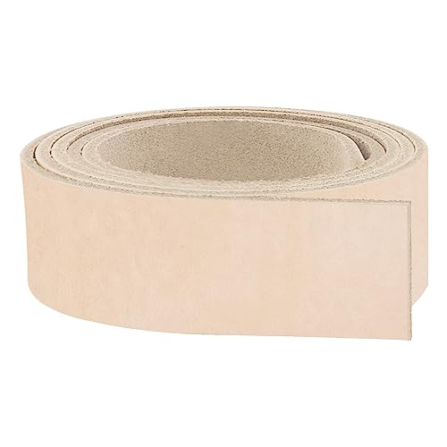 ELW Leather Strap, 10-11 Oz, 1.25 inch Wide x 40", Cowhide Veg Tan Leather Belt Blank, Leather Strips, Tooling Leather, Tan Straps for Crafts, Belt Making & Crafting Blank Hide - color: 10-11 Oz. (4-4.4mm), size: 1-1/4"x40"