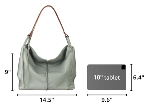 The Sak Los Feliz Hobo Purse - Premium Large Leather Women's Handbag for Everyday & Travel - Durable Purse With Zipper Pocket | Slouchy Relaxed Silhouette, Roomy Interior, Lightweight All-Day Carry, Fits Phone, Wallet & Tablet, Everyday & Travel Ready - c