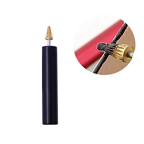 BUTUZE Convenient Leather Edge Dye Pen, Colorful Edge Roller Applicator,Essential Leather Edge Printing Tool for Leather Craft DIY,Leather Working,Leather Making - color: Black