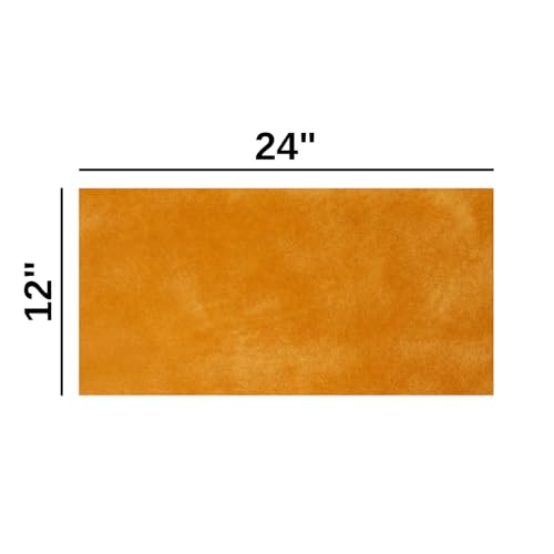 Eren's Leather Goods Pueblo Leather Sheets for Crafts, Full Grain Cowhide Tooling Leather Pieces (Natural, 12"x24") - color: Natural, size: 12"x24"