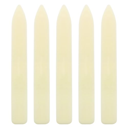 E-outstanding 5PCS ABS Bone Folder Paper Creaser Set Paper Creaser Bone Folder Tool Embossing Folders Bone Folder Tool Creaser Crafting Tool for DIY Handmade Burnishing Bookbinding and Paper Crafts