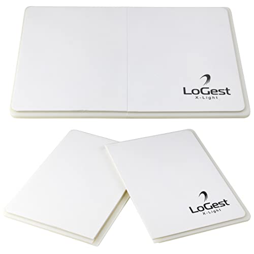 Logest Rebreakable Boards Martial Arts - Taekwondo Karate MMA Boards - Reusable Plastic Training Breaking Boards for Kids & Adults Available in 6 Levels of Difficulty Taekwondo Boards for Breaking - color: White - X-light