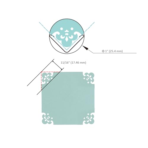 BiraBira Coat of Arms Corner Punch, 1" for Paper Crafting Scrapbooking - size: 1-inch Coat of ARMS