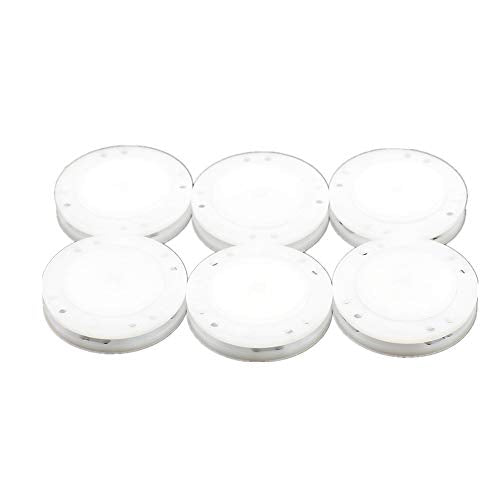 41L Magnetic Coat Buttons 26mm/1” Invisible Hidden Sewing Button Nylon with Magnets Inside for Coat Jacket Suitcase Bag Windbreaker Pajamas FBM Shipment 6pcs (26mm, White) - color: White