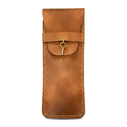 Personalized Initial PU Suede Pen Pouch - Office and Professional Storage Accessory, Ideal Gift for Coworkers (I) - color: I