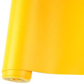 Smooth Solid Color Faux Leather Sheets Roll 12"X53" (30cmX135cm),Very Suitable for Making Crafts, Leather Earrings, Bows,Sewing (Yellow) - color: Yellow