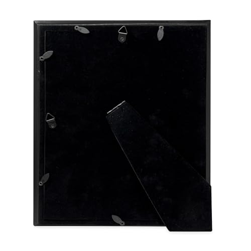 Isaac Jacobs 8x10 Black Vintage Inspired Antique Library Frame | Horizontal & Vertical for Tabletop and Wall Display, Home Decor, Decorative Art Design (8x10, Black) - color: Black, size: 8x10