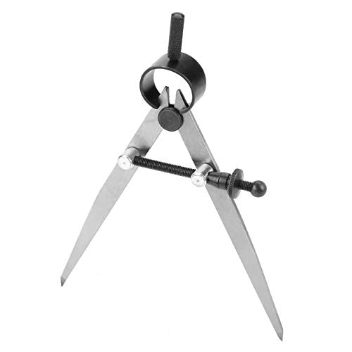 100mm/4 inch Leather Adjustable Wing Divider Leather Work Divider Woodworking Drawing for Measuring Dividing Lines