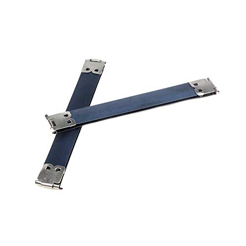 Coshar 20pcs Internal Metal Flex Frames Kiss Clasp Spring Clip Hook for Bag | Metal Bag Making Supplies, Internal Flex Frame, Use for Bag Coin Purse Wallet DIY Craft, 120mm Long - size: 120mm(20pcs)