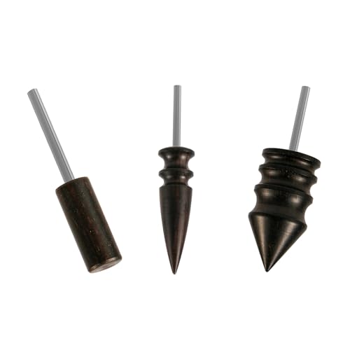 3pcs Leather Edge Bevelers Burnishing Working Tool, 3 Styles Leather Burnishing Tool Rotary Leather Slicker Burnisher Leather Burnishing Machine Accessories for Leather Craft - style: A