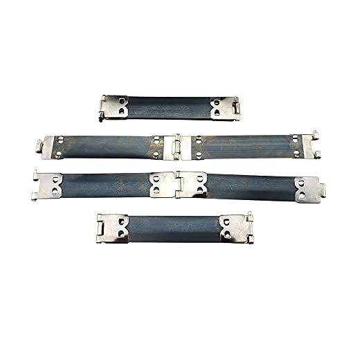 Hahiyo Flex Frame Kiss Clasp 80mm Length Metal Internal Hinge Clip Hook Keep Straight Sturdy Secure Smooth Open Close for DIY Cloth Bag Coin Purse Handbag Eyeglass Headphone 20pcs Silver - color: Silver, size: 80mm-Silver-20Pieces