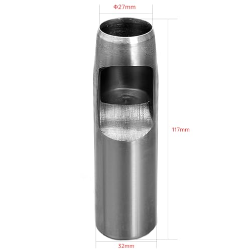 GLRXMX 27mm Round Leather Hole Punch Tool Belt Hole Puncher - size: 27mm