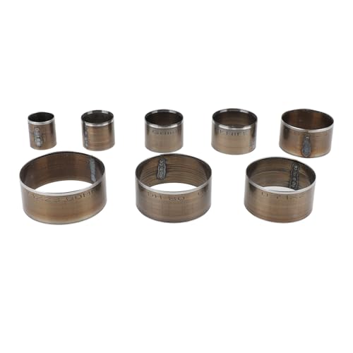 8pcs Leather Cutting Dies Kit, Steel Round Hole Punching Die for DIY Leather Crafts, with 55mm 50mm 45mm 40mm 35mm 30mm 25mm 20mm Sizes