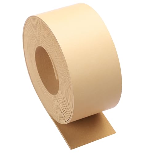 Picheng Faux Leather Strap for Crafts: 2 Inch Wide 138" Long Leather Strips - color: Apricot, size: 2 Inch