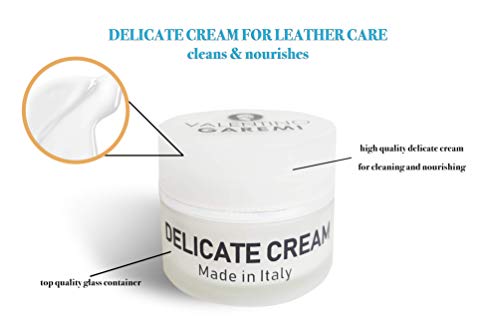 Delicate Leather Cream – Luxury Cleaner & Conditioner for Fine Leather Handbags, Wallets, Shoes & Accessories – Made in Italy