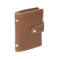 Stealodeal PU Leather Card Holder – Multi-Compartment Organizer for Debit/Credit/ATM Cards (Unisex Design) (Brown 26 Slots) - color: Brown 26 Slots