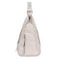 Antik Kraft Tasha Crossbody Sling | Vegan Leather Crossbody Bag for Women with 16-20" Strap | Sling Bags for Women - color: Stone