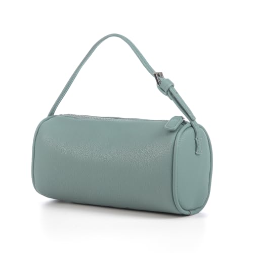 Small Purses for Women, Leather Mini Hobo Bag Shoulder Bag with Adjustable Strap Crossbody Bag - color: Castle Blue