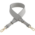 Leather Crossbody-Strap Shoulder Bag Strap-Replacement Purse Faux Leather-Strap Adjustable Bag Replacement-Strap for Handbag (Silver Clasp, Grey)… - color: Grey, size: Silver Clasp